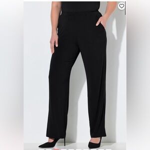 Matte Jersey Relaxed Leg Pocket Pants Ulla Popken NWT